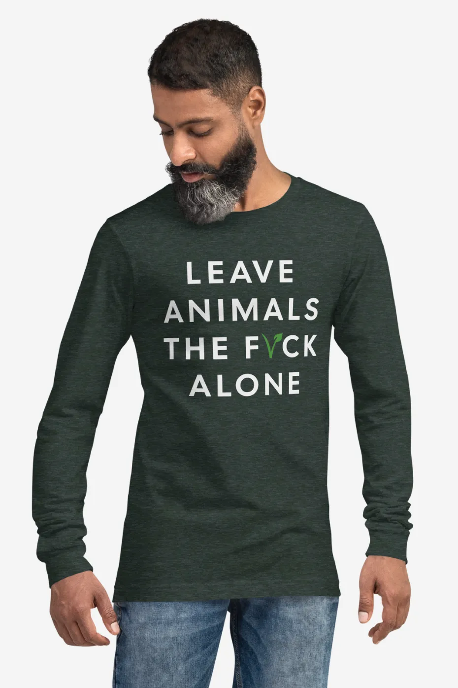 Leave Animals Alone Unisex Long Sleeve Tee