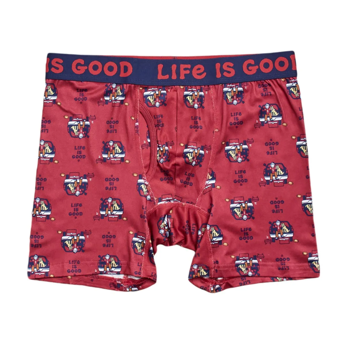 Life is Good Men's 3-Pack Super Soft Boxer Brief