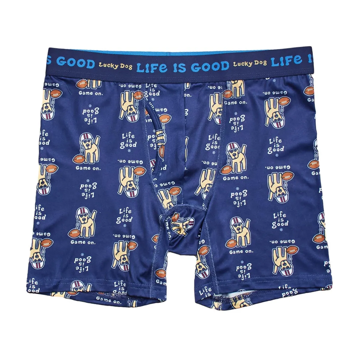 Life is Good Men's 3-Pack Super Soft Boxer Brief