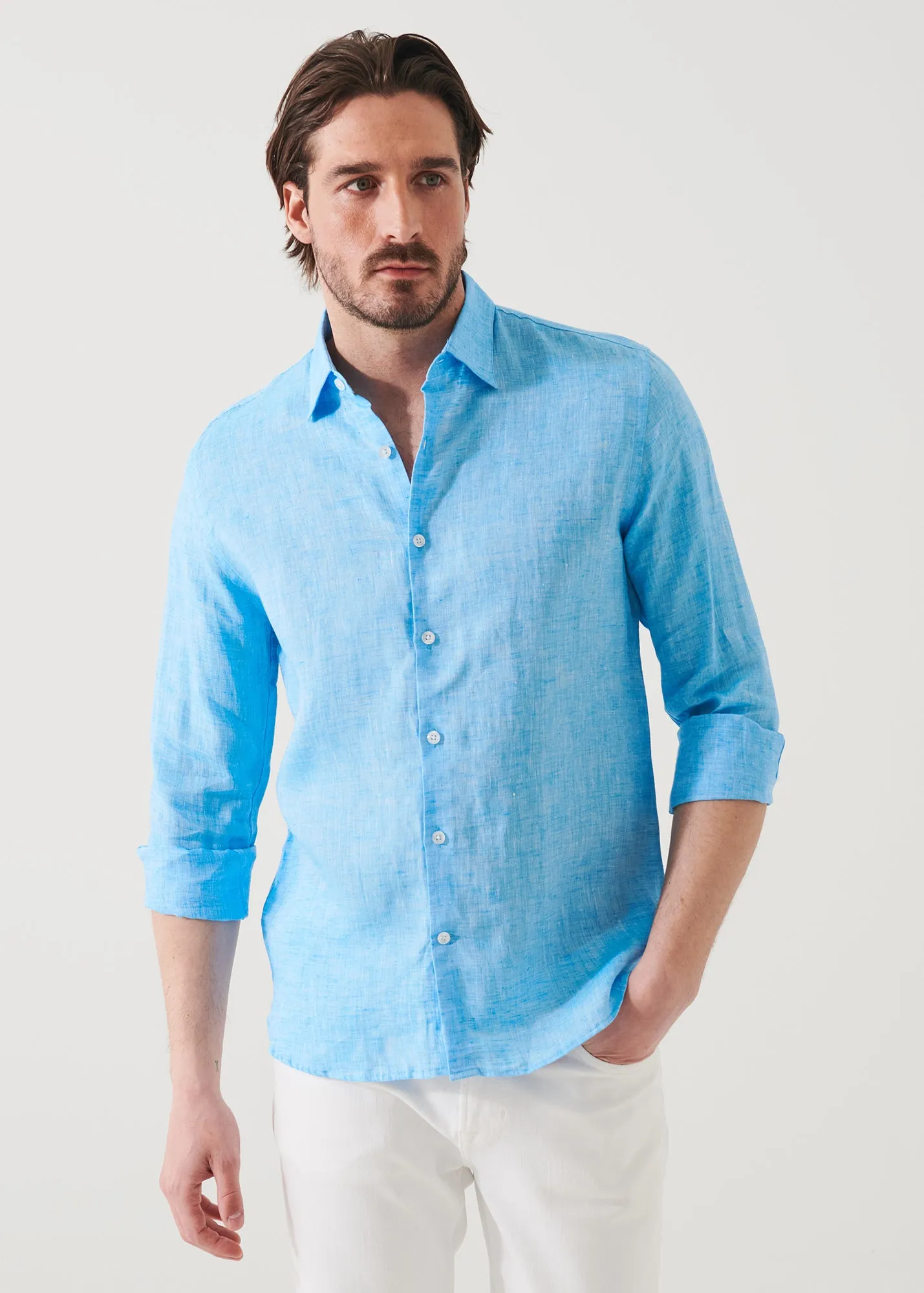 LINEN CHAMBRAY SHIRT