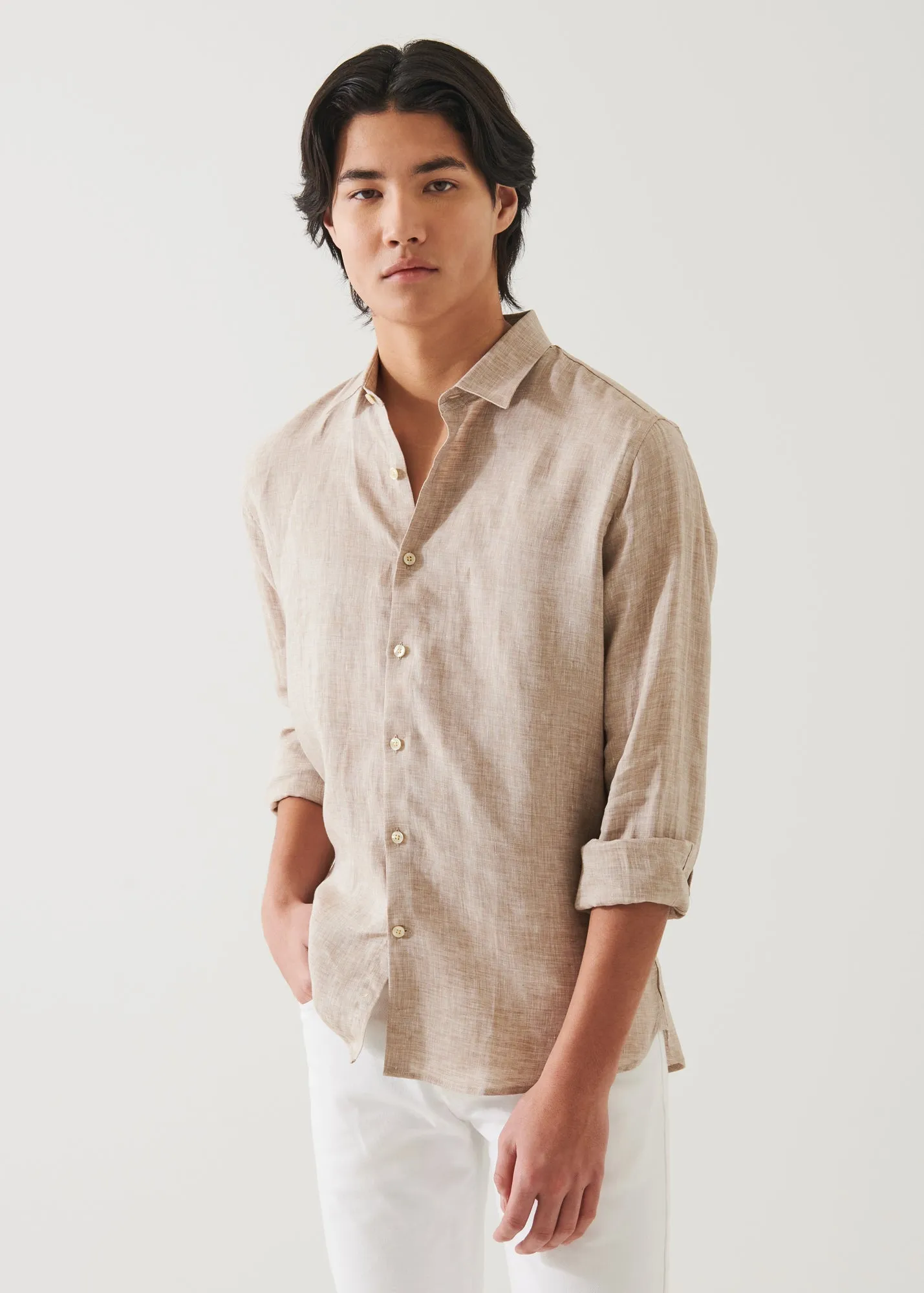 LINEN CHAMBRAY SHIRT