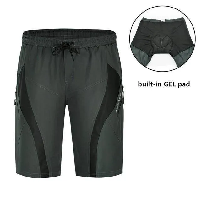 Men's Loose Cycling Shorts 3D Padded Outdoor Sports Dirt Resistance Breathable