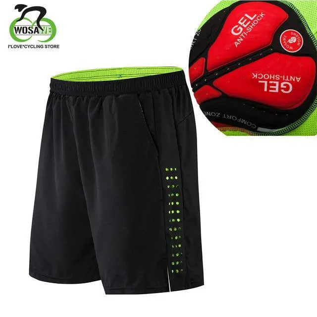 Men's Loose Cycling Shorts 3D Padded Outdoor Sports Dirt Resistance Breathable