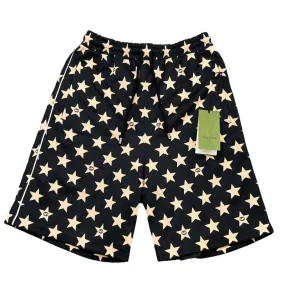 Men's Star Monogram Shorts Black Size XS