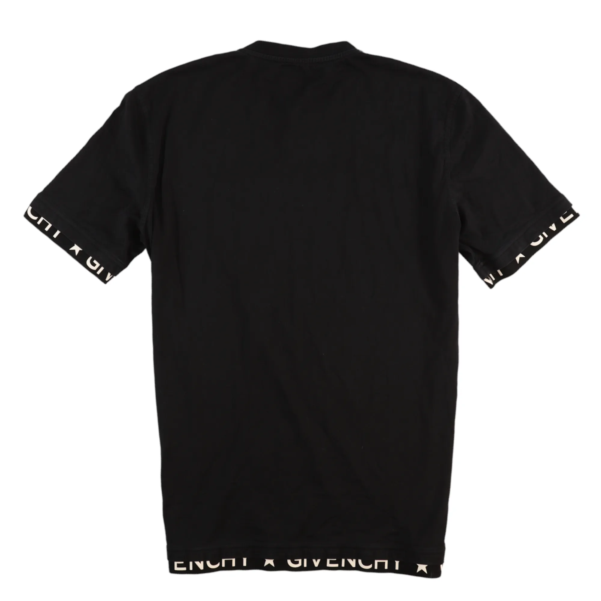 Men's Tape Logo T-Shirt Black Size XL