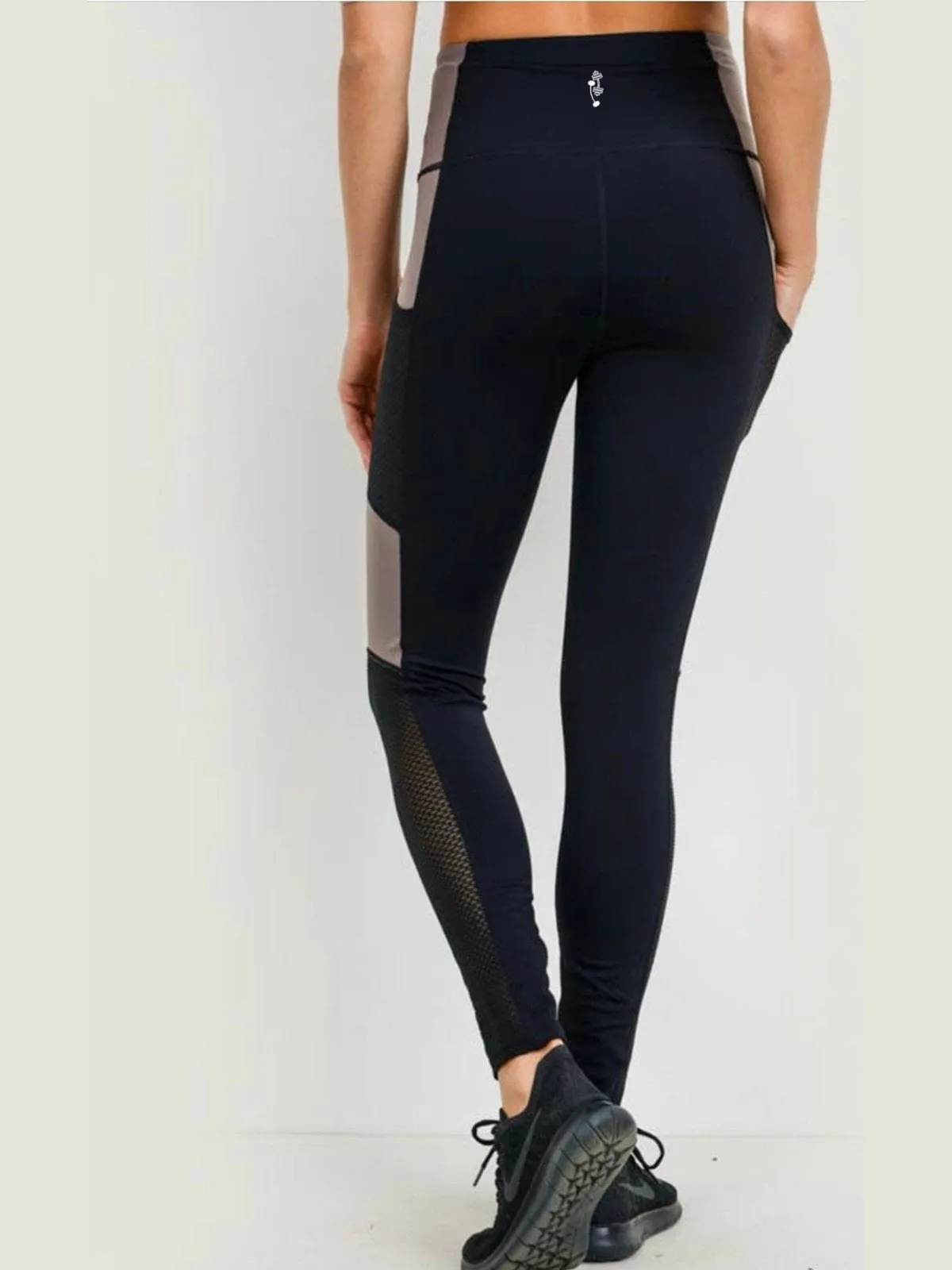 Mesh Colorblock Leggings