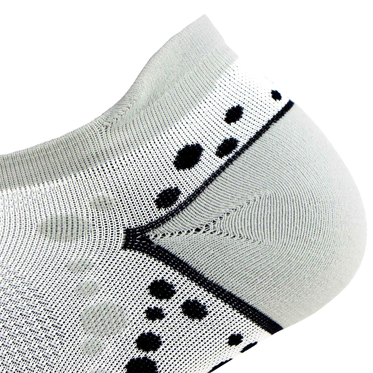 No-Show Anti-Blister Running Socks - Moisture Wicking Sport Socks for Men, Women