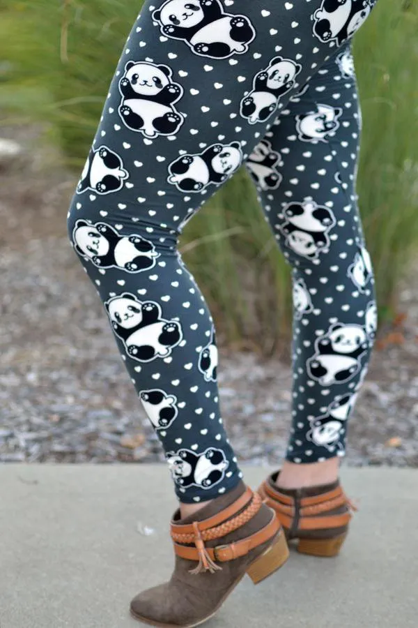 Panda Cuddles Leggings