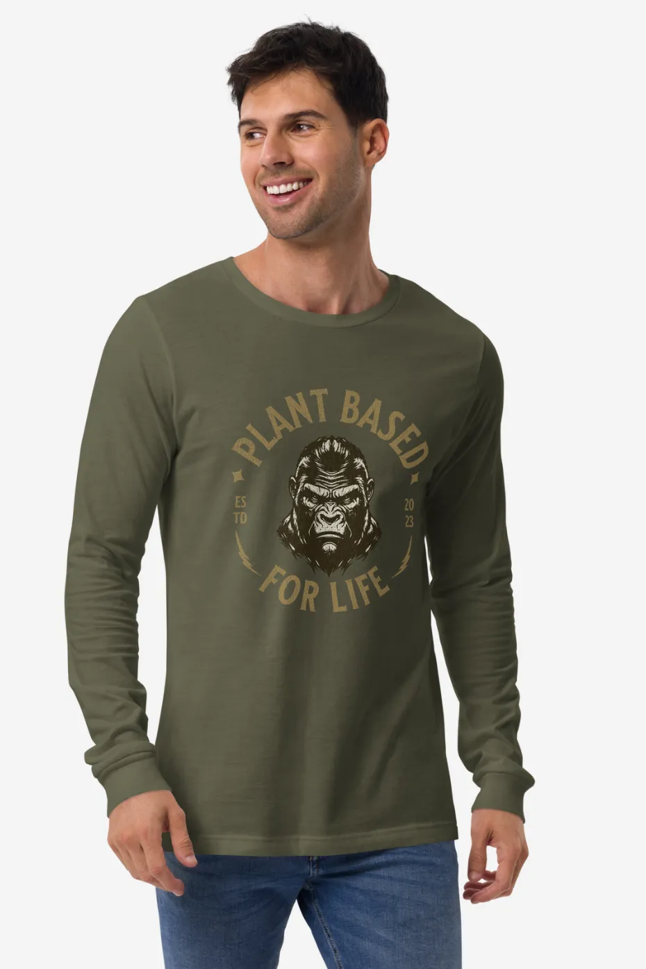 Plant Based For Life Unisex Long Sleeve Tee