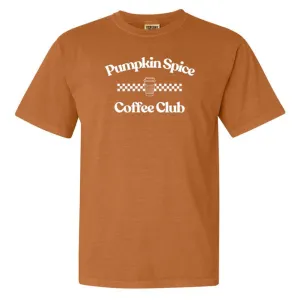 'Pumpkin Spice Coffee Club' PUFF T-Shirt