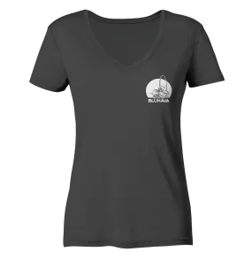 "Essential Coconut Boarder" - Damen Premium Organic V-Neck Shirt