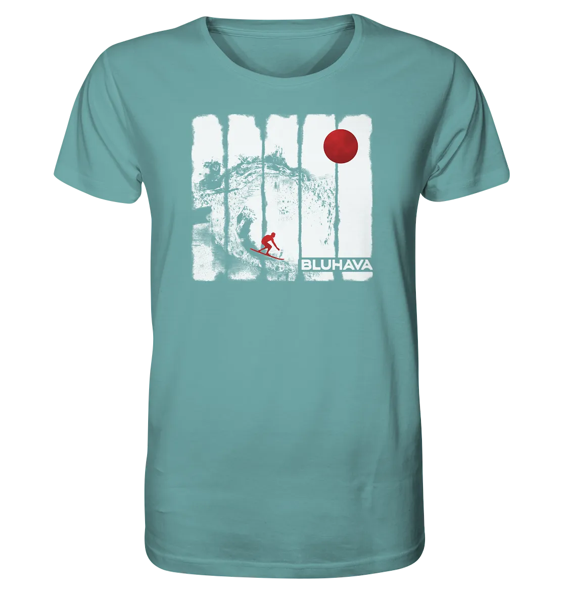 "Oceanspleash Red Moon Driver" - Herren Premium Organic Shirt