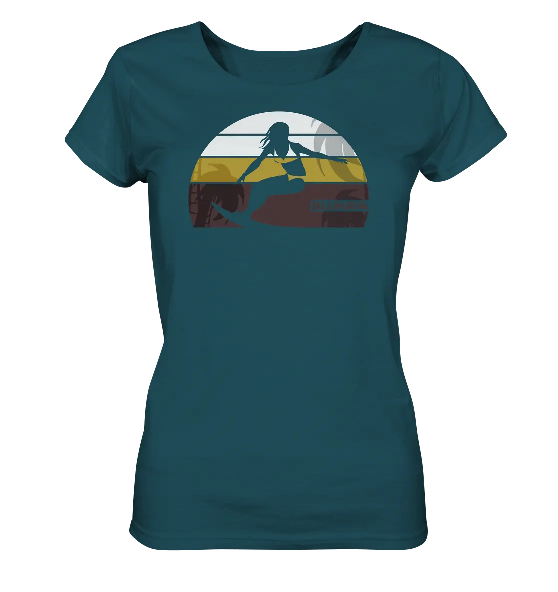 "Sunset Paradise Drive" - Damen Premium Organic Shirt