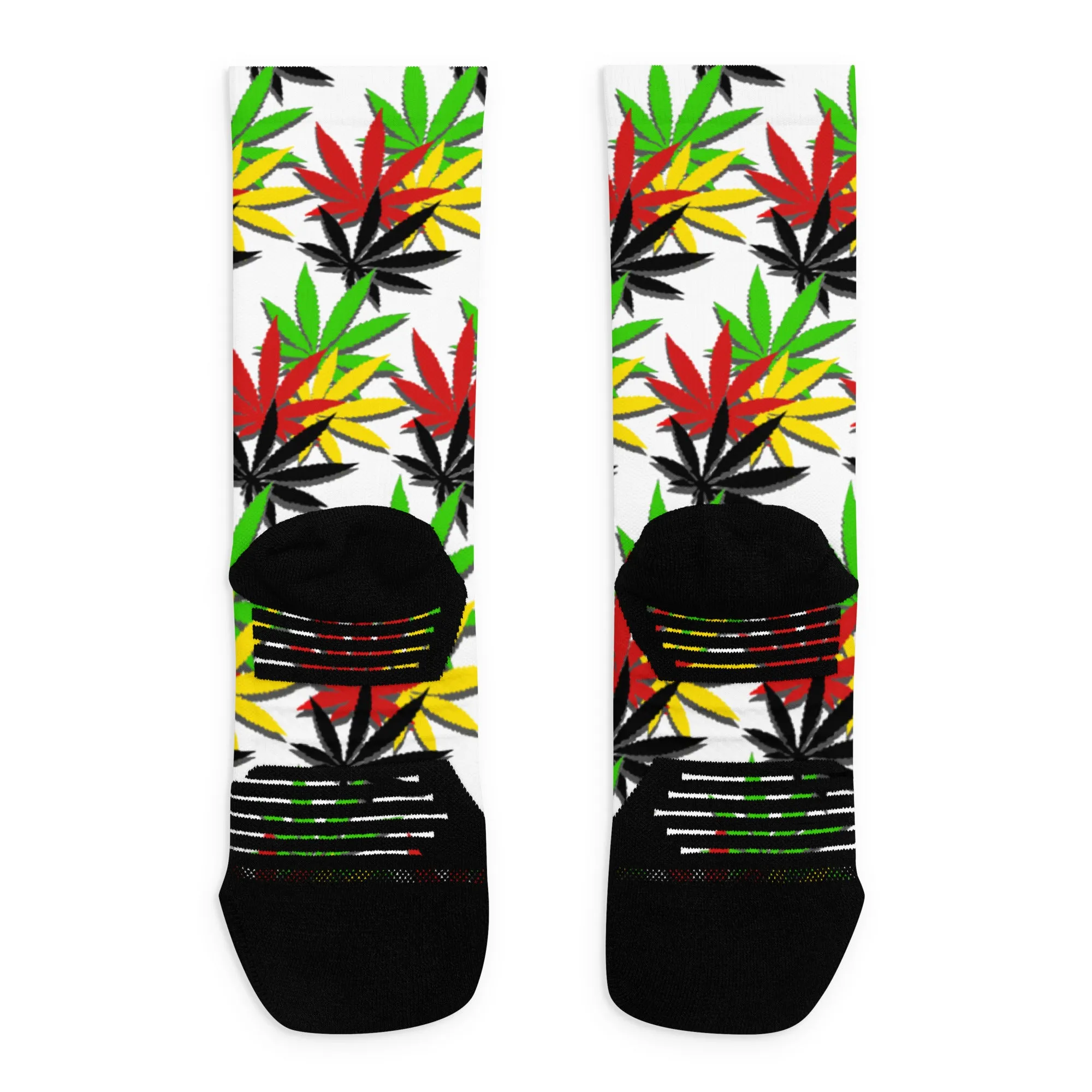 Ras Leaf Basketball socks