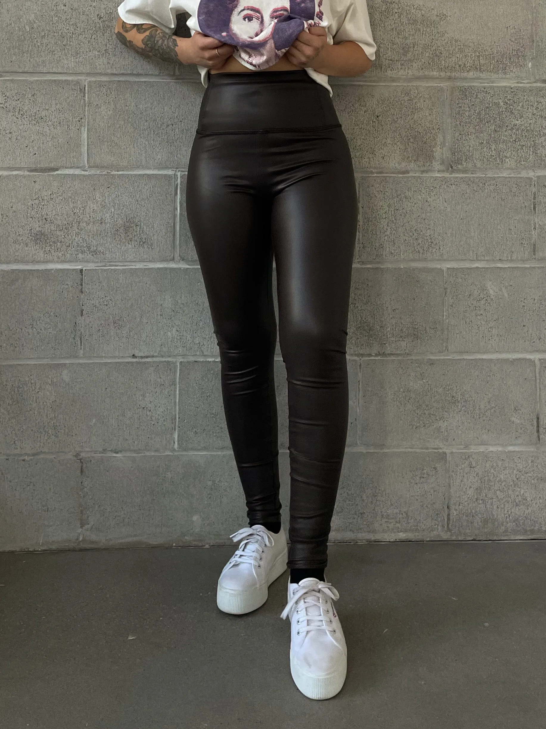 RD STYLE Delilah Faux Leather Leggings