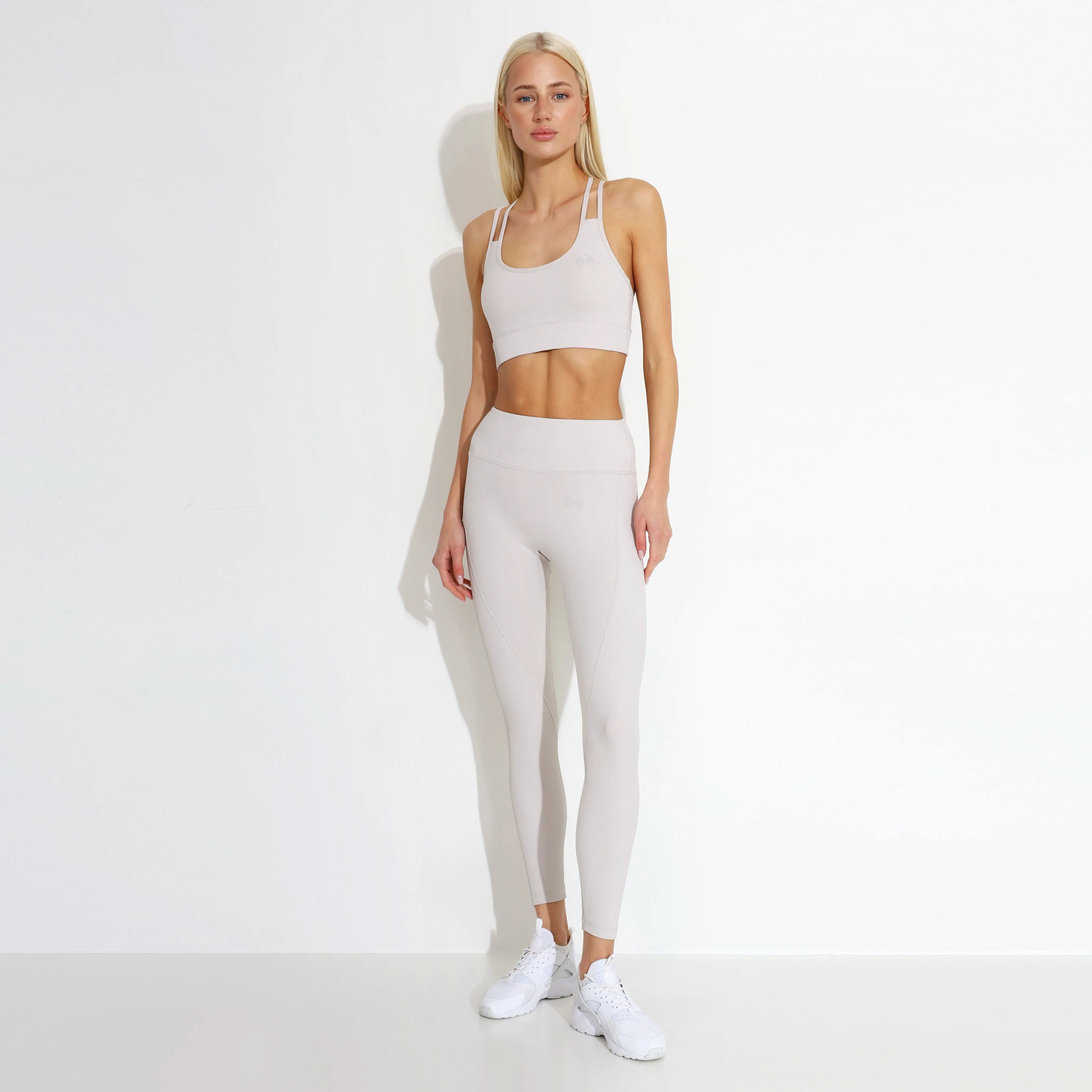 Rikke Leggings Ribbed panel