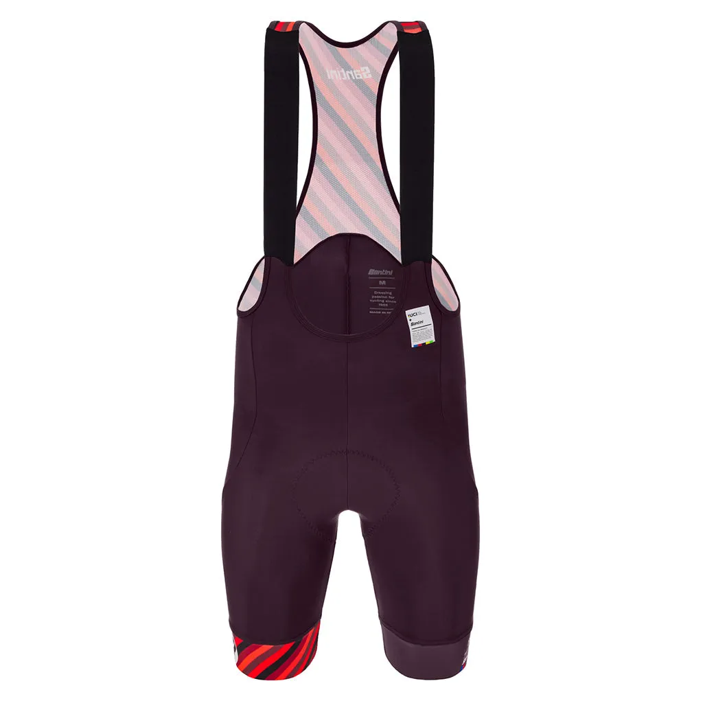 Santini UCI Imola 1968 Bibshorts - Vineyard