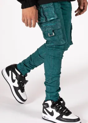 Serenede “Ethos” Cargo Teal Jeans