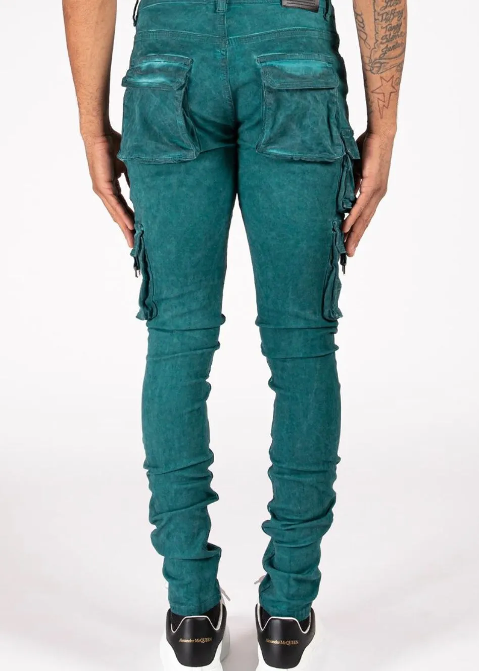 Serenede “Ethos” Cargo Teal Jeans