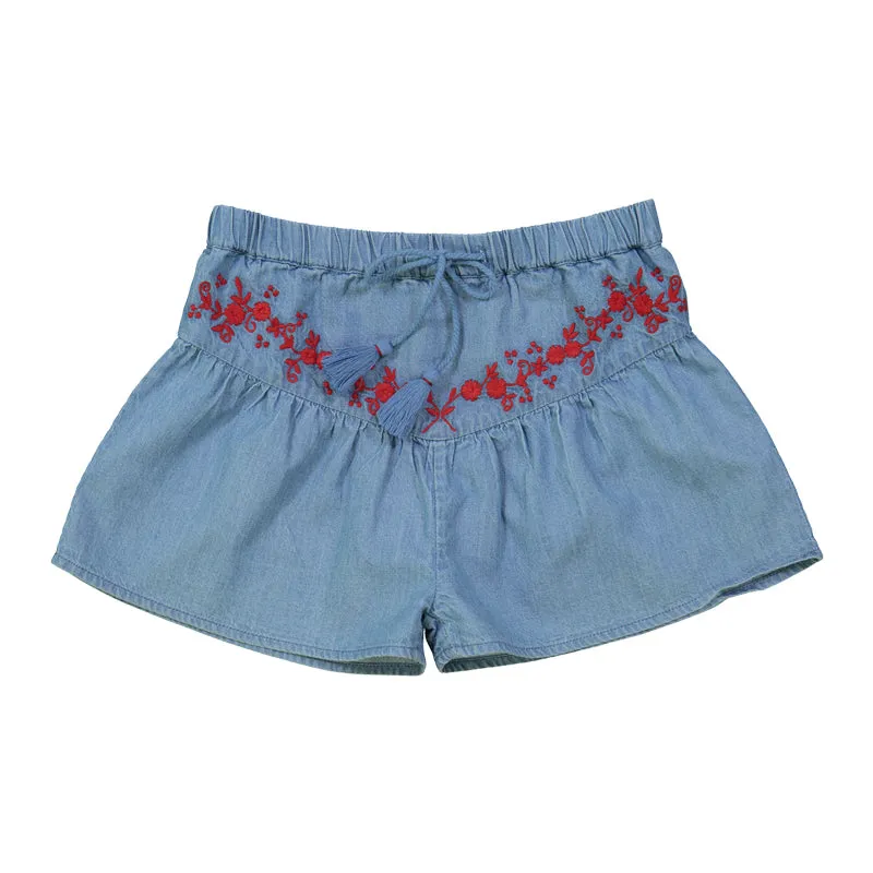 SHORT EUGENIE - Chambray