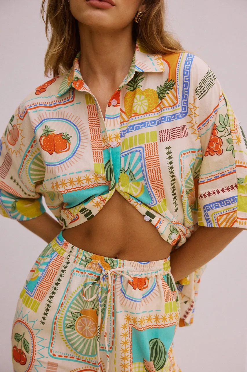 Solah Shirt - Agata Print