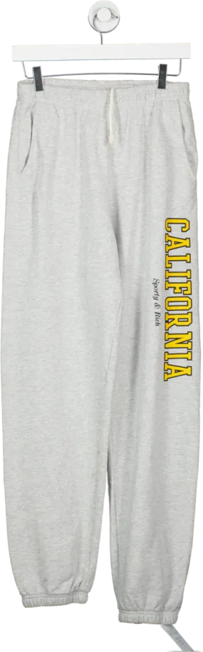 Sporty & Rich Grey California Sweatpants UK S