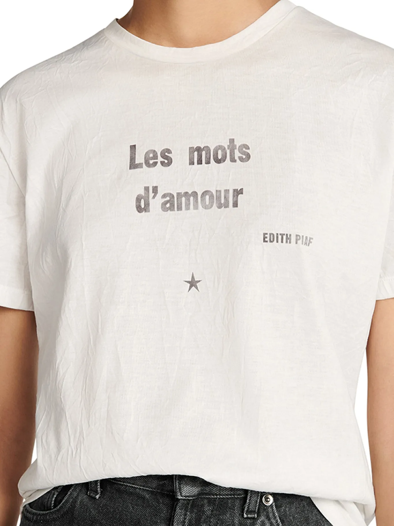 T-SHIRT “LES MOTS D`AMOUR”