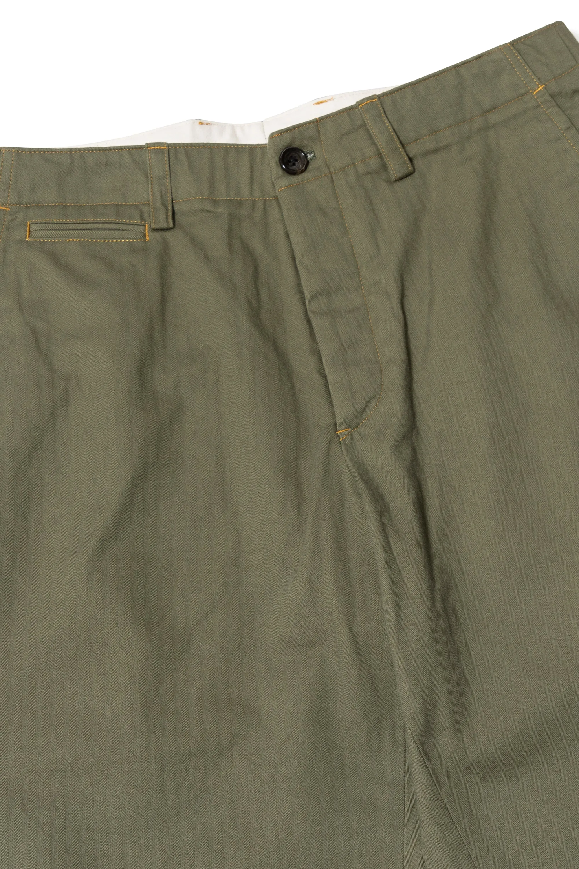 The Armoury X Mr Slowboy Green Cotton Sport Chinos