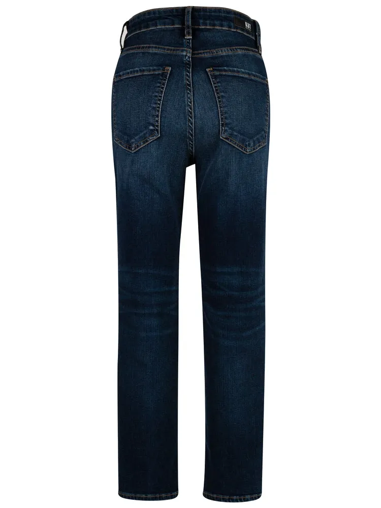 The Elizabeth High Rise Straight Leg Jean - Resounding