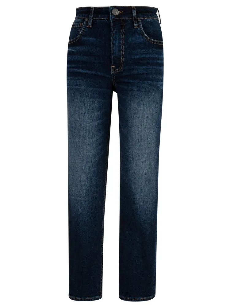 The Elizabeth High Rise Straight Leg Jean - Resounding