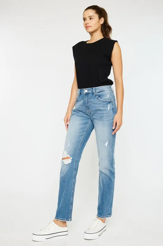 The Estelle High Rise Slim Straight