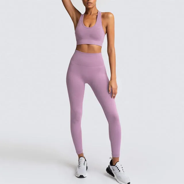 Transform High Waisted Yoga set of Leggings and bras