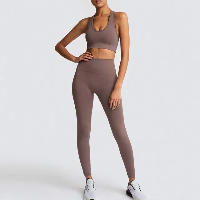 Transform High Waisted Yoga set of Leggings and bras