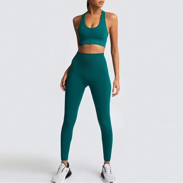 Transform High Waisted Yoga set of Leggings and bras