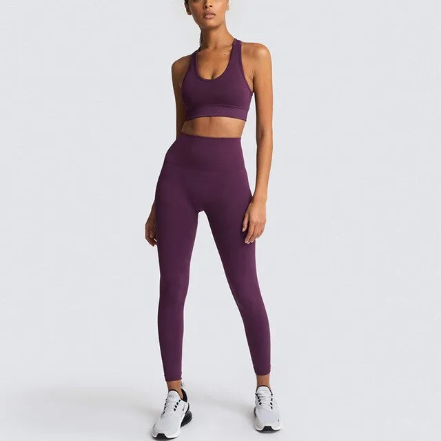 Transform High Waisted Yoga set of Leggings and bras