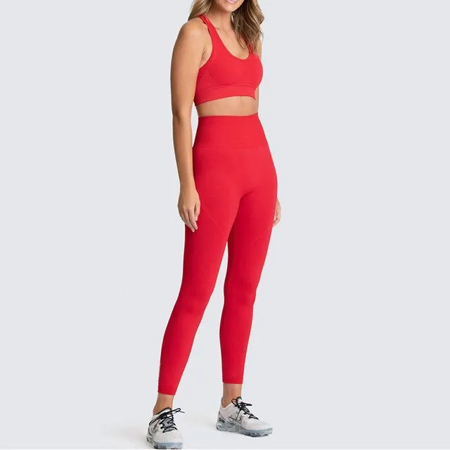 Transform High Waisted Yoga set of Leggings and bras