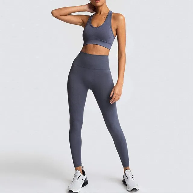 Transform High Waisted Yoga set of Leggings and bras