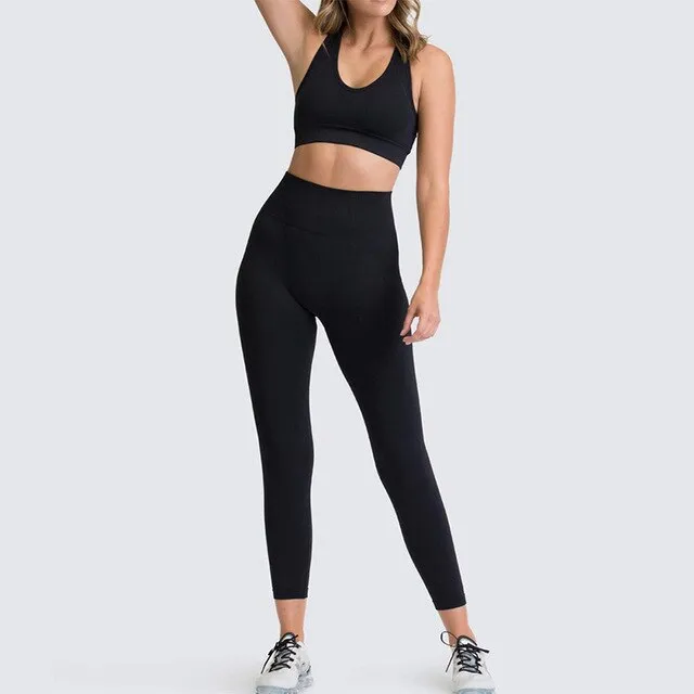 Transform High Waisted Yoga set of Leggings and bras