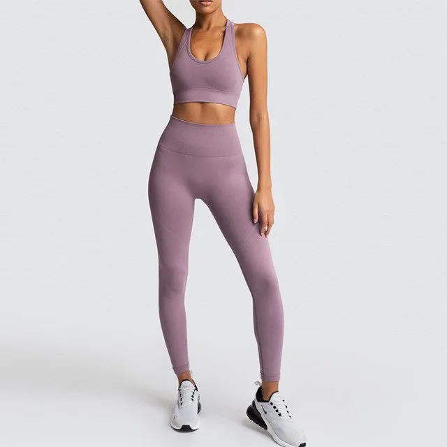 Transform High Waisted Yoga set of Leggings and bras