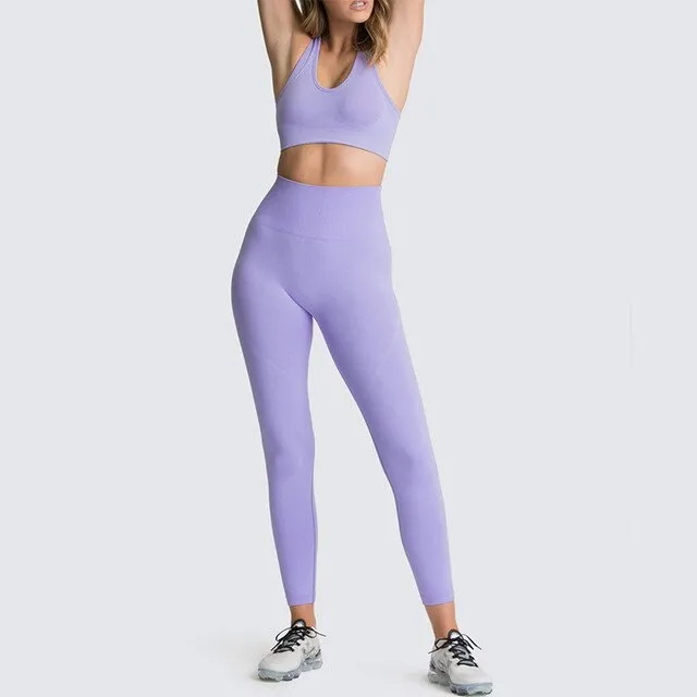 Transform High Waisted Yoga set of Leggings and bras