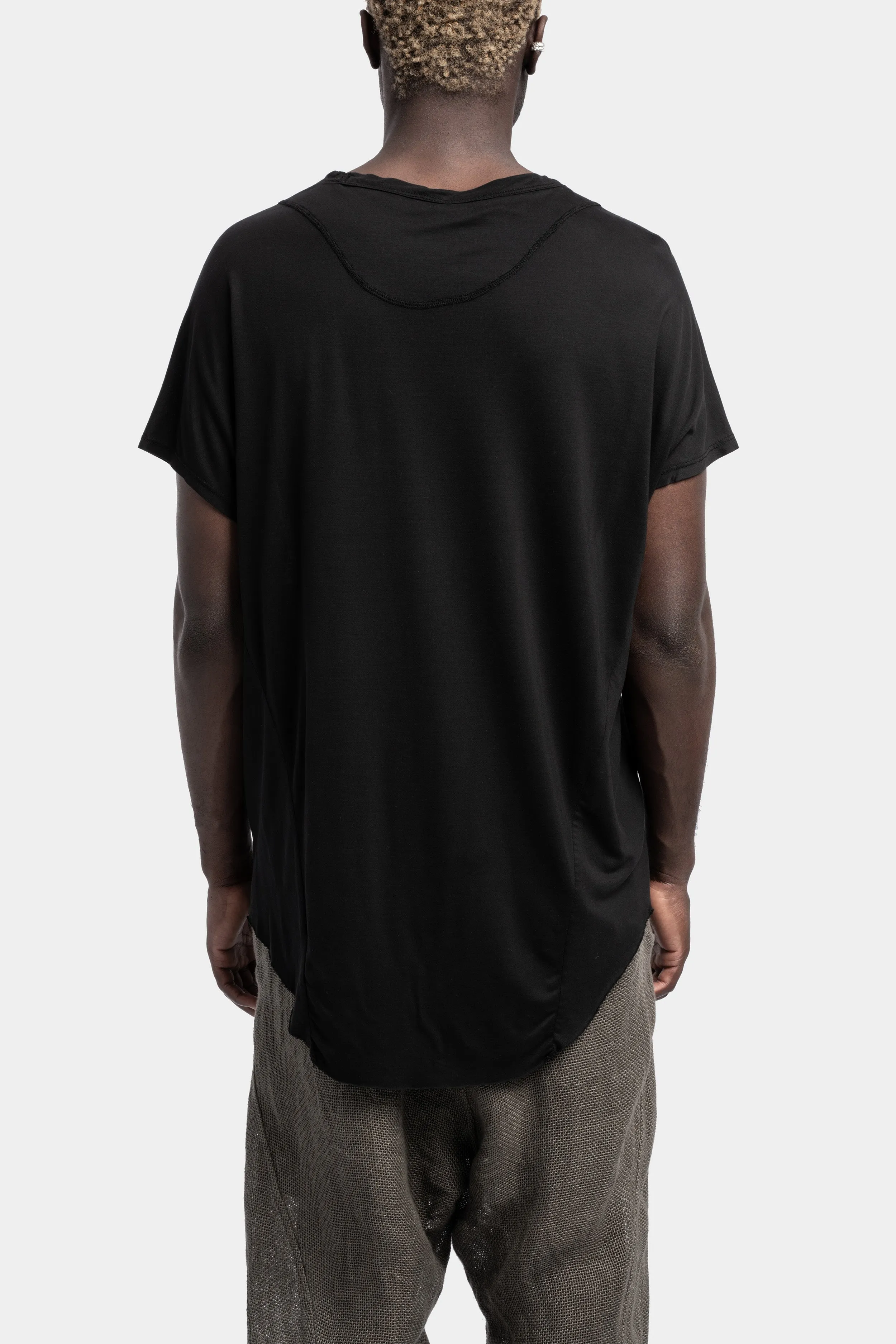 Two piece t-shirt, Black