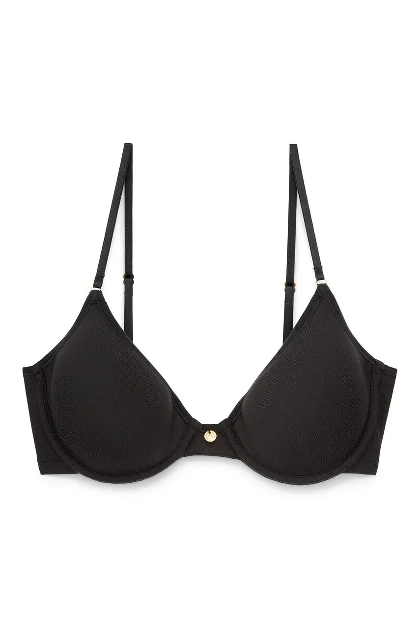 Understated Contour Bra | Black