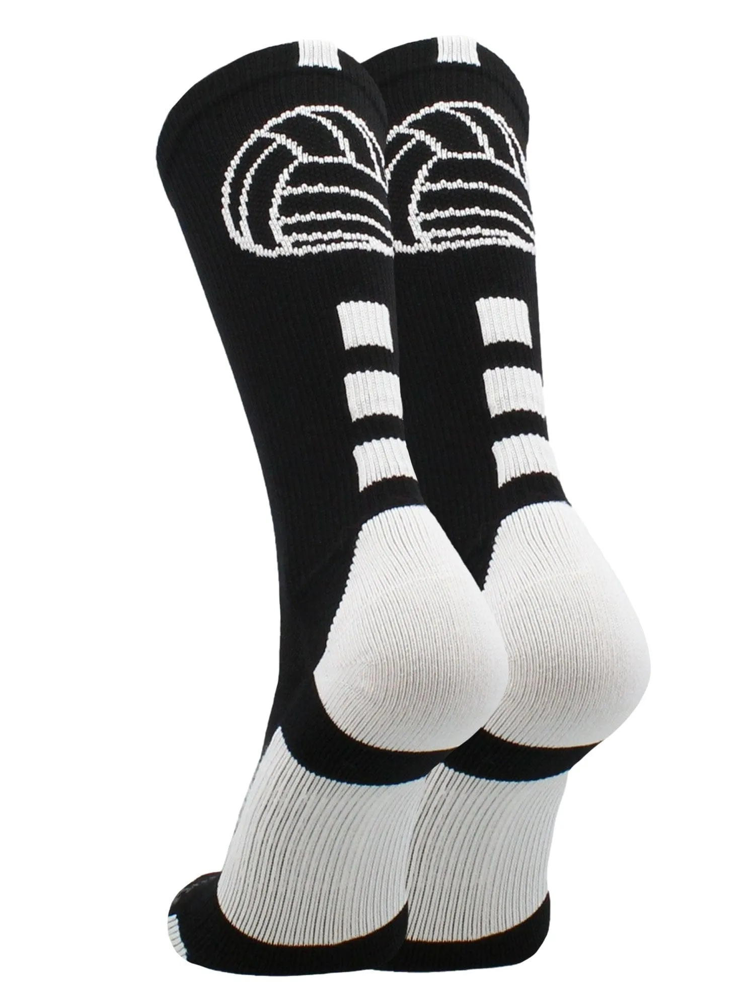 Volleyball Logo Crew Socks (multiple colors)