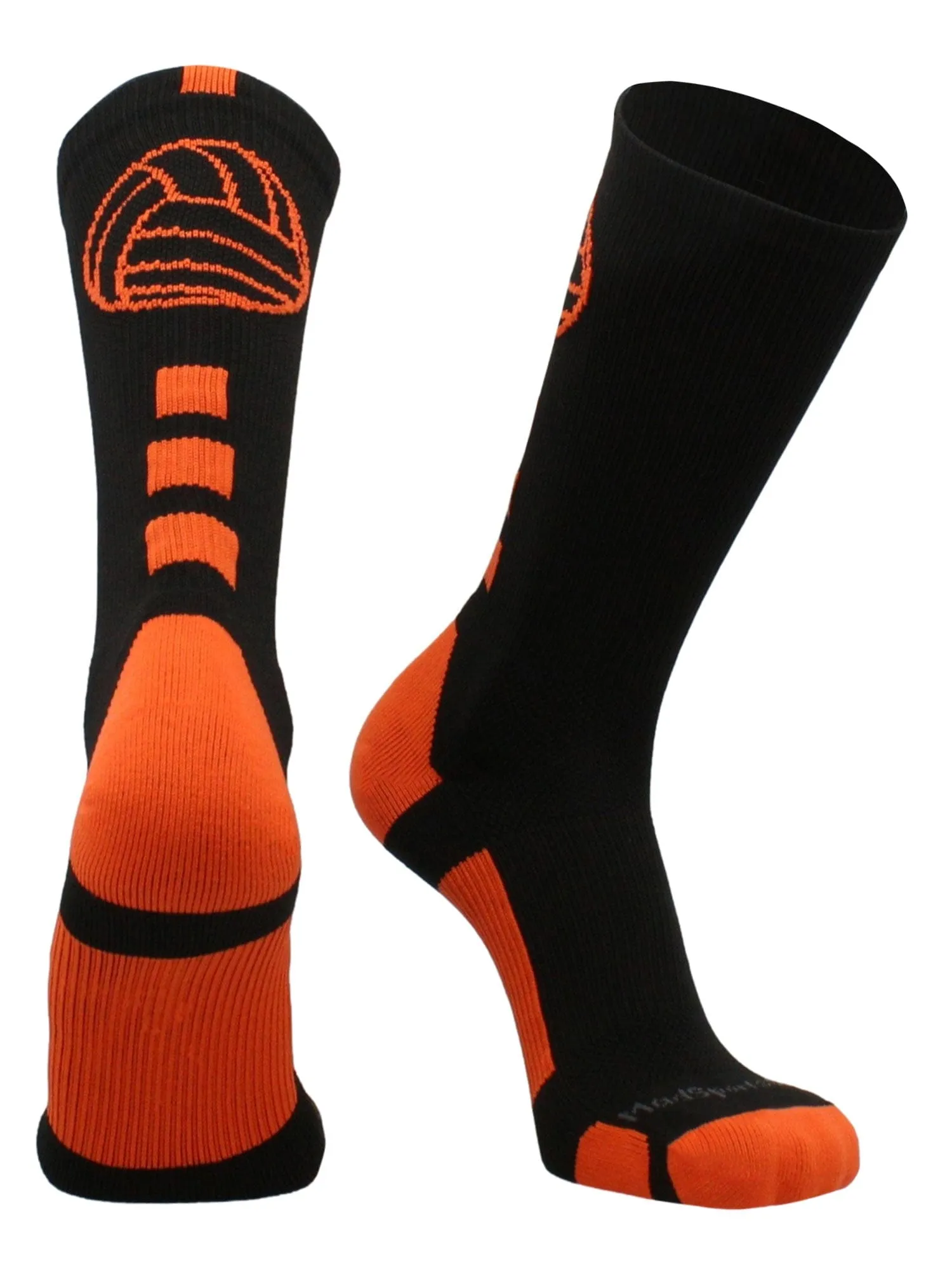 Volleyball Logo Crew Socks (multiple colors)